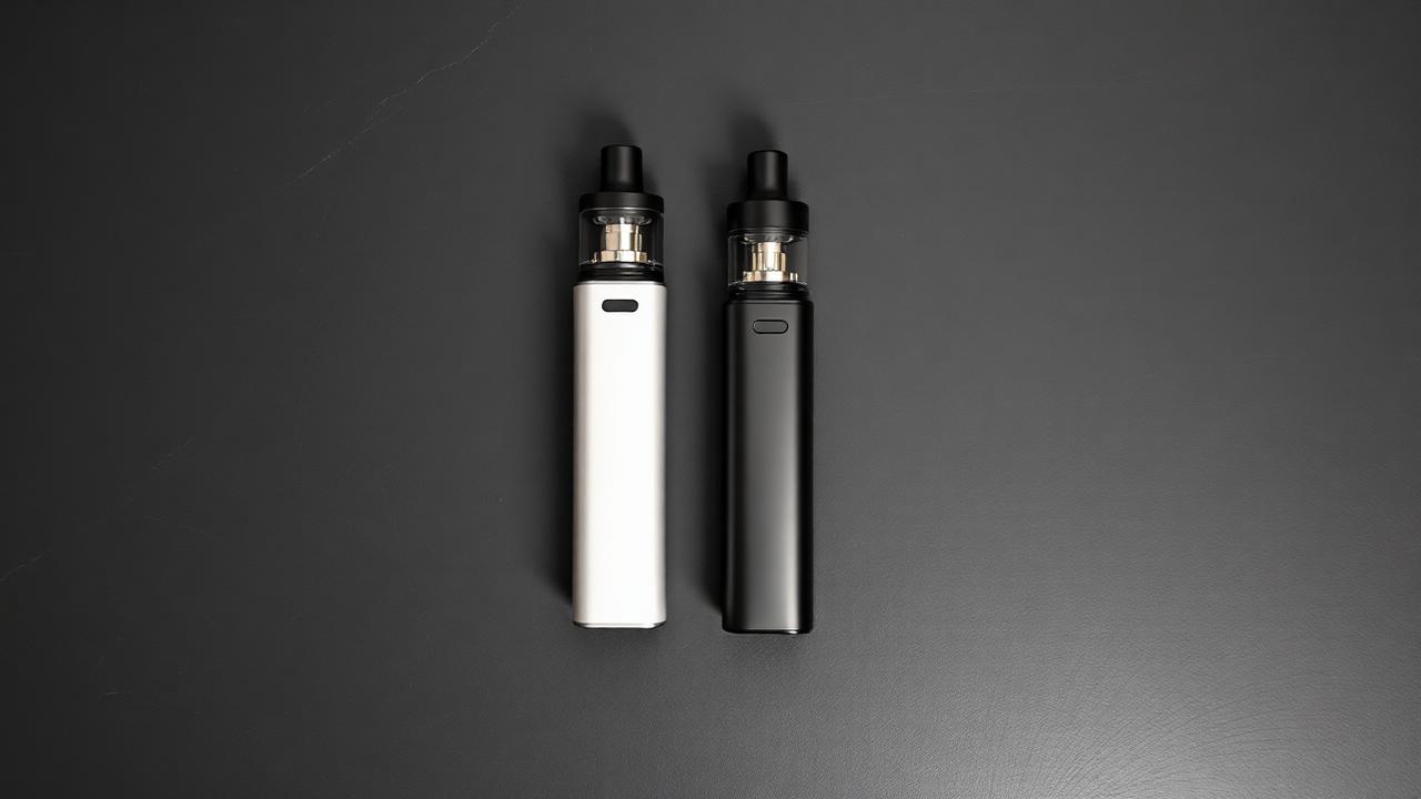 Inside a local vape shop with disposables in the case